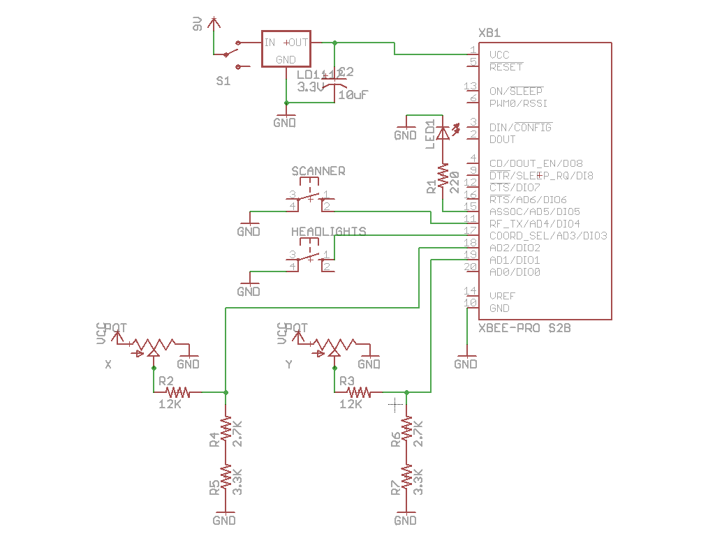 Wireless Robotics Platform with XBee Remote Control ... xbox power supply wiring diagram 
